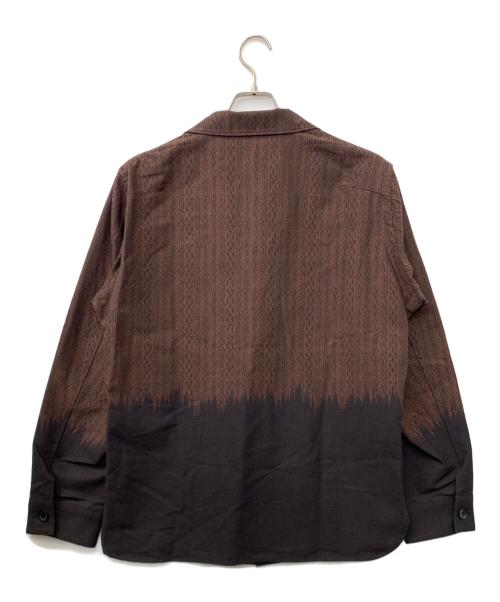 MAURIZIO BALDASSARI（マウリツィオバルダサーリ）MAURIZIO BALDASSARI (マウリツィオバルダサーリ) テーラードジャケット ブラウン×ブラック サイズ:48の古着・服飾アイテム