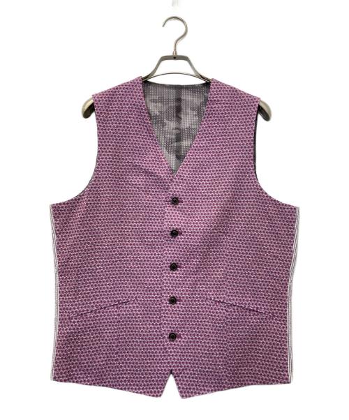 MAURIZIO BALDASSARI（マウリツィオバルダサーリ）MAURIZIO BALDASSARI (マウリツィオバルダサーリ) ベスト ピンク サイズ:48 未使用品の古着・服飾アイテム