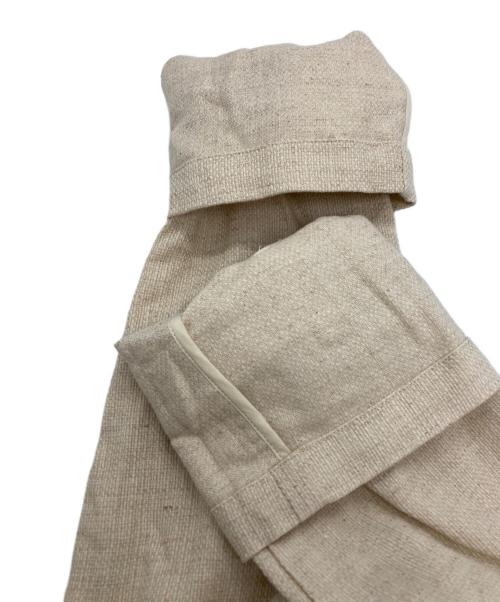 OSKER（オスカー）OSKER (オスカー) リネンブレンドトレンチコート アイボリー サイズ:SIZE Sの古着・服飾アイテム