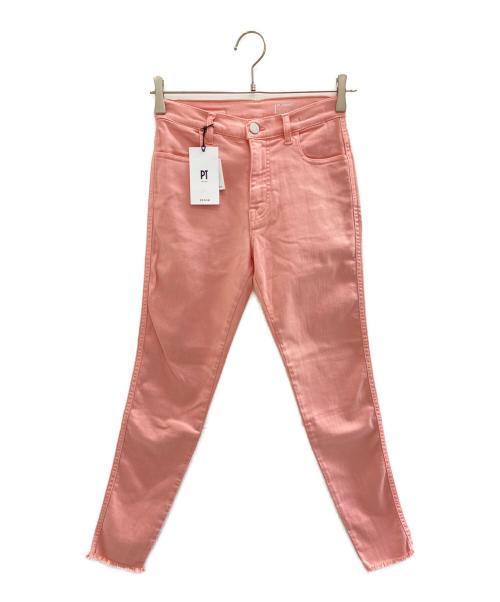 PT TORINO（ピーティートリノ）PT TORINO (ピーティートリノ) フリンジカラーパンツ ピンク サイズ:25 未使用品の古着・服飾アイテム