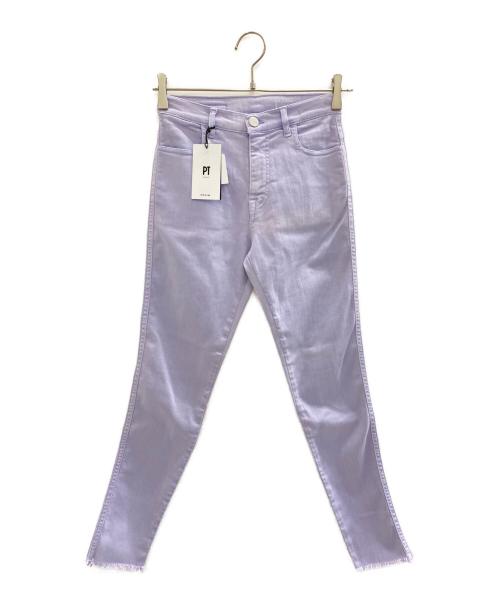 PT TORINO（ピーティートリノ）PT TORINO (ピーティートリノ) フリンジカラーパンツ パープル サイズ:25 未使用品の古着・服飾アイテム