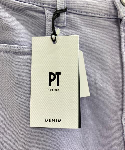PT TORINO（ピーティートリノ）PT TORINO (ピーティートリノ) フリンジカラーパンツ パープル サイズ:25 未使用品の古着・服飾アイテム