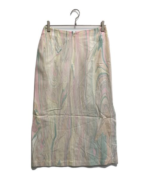 08sircus（ゼロエイトサーカス）08sircus (ゼロエイトサーカス) 総柄スカート ピンク サイズ:1の古着・服飾アイテム