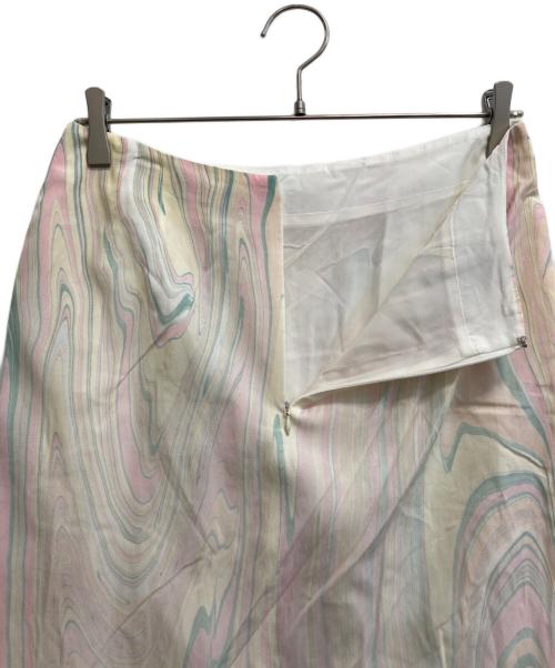 08sircus（ゼロエイトサーカス）08sircus (ゼロエイトサーカス) 総柄スカート ピンク サイズ:1の古着・服飾アイテム
