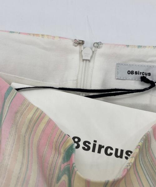 08sircus（ゼロエイトサーカス）08sircus (ゼロエイトサーカス) 総柄スカート ピンク サイズ:1の古着・服飾アイテム