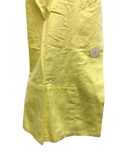 TARO HORIUCHI（タロウホリウチ）TARO HORIUCHI (タロウホリウチ) 総柄センターシームフレアパンツ イエロー サイズ:1 未使用品の古着・服飾アイテム