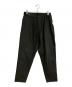 Graphpaper（グラフペーパー）の古着「STRETCH TYPEWRITER CHEF PANTS」｜ブラック