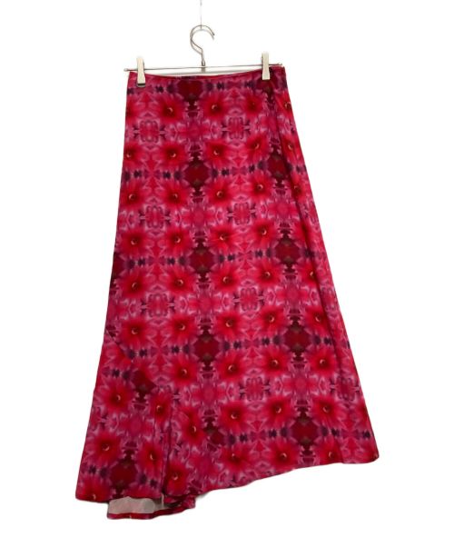 yohji yamamoto+noir（ヨウジヤマモトプリュスノアール）yohji yamamoto+noir (ヨウジヤマモトプリュスノアール) シルクスカート ピンク サイズ:1の古着・服飾アイテム