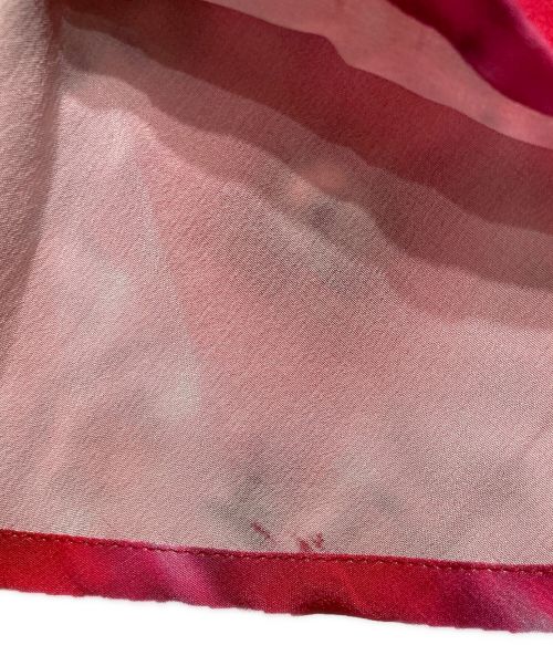 yohji yamamoto+noir（ヨウジヤマモトプリュスノアール）yohji yamamoto+noir (ヨウジヤマモトプリュスノアール) シルクスカート ピンク サイズ:1の古着・服飾アイテム