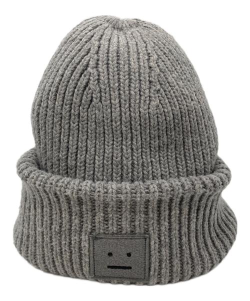 Acne studios（アクネ ストゥディオス）Acne studios (アクネ ストゥディオス) ニット帽 17C163 グレーの古着・服飾アイテム