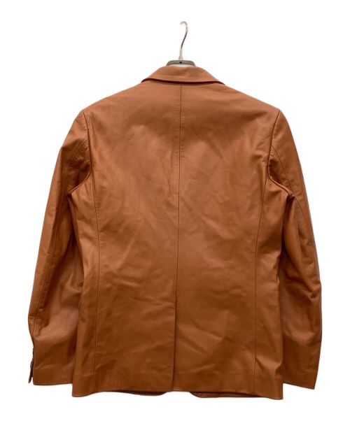 Mr.Gentleman（ミスタージェントルマン）MR.GENTLEMAN (ミスタージェントルマン) レザージャケット ブラウン サイズ:Lの古着・服飾アイテム