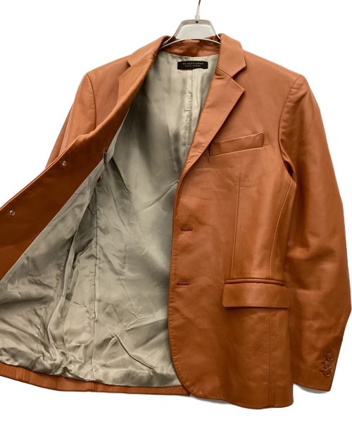 Mr.Gentleman（ミスタージェントルマン）MR.GENTLEMAN (ミスタージェントルマン) レザージャケット ブラウン サイズ:Lの古着・服飾アイテム