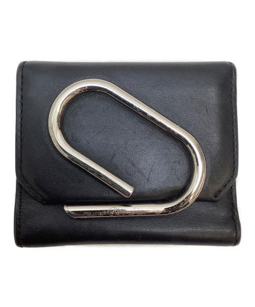 3.1 phillip lim（スリーワンフィリップリム）3.1 phillip lim (スリーワンフィリップリム) ALIX SMALL FLAP WALLET ブラックの古着・服飾アイテム