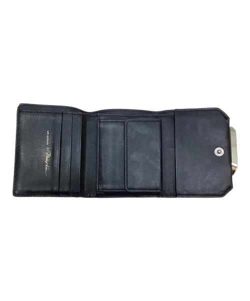 3.1 phillip lim（スリーワンフィリップリム）3.1 phillip lim (スリーワンフィリップリム) ALIX SMALL FLAP WALLET ブラックの古着・服飾アイテム