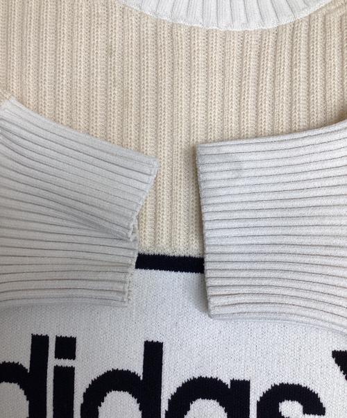 Y-3（ワイスリー）Y-3 (ワイスリー) TECH KNIT CREW SWEATER ベージュ サイズ:Mの古着・服飾アイテム