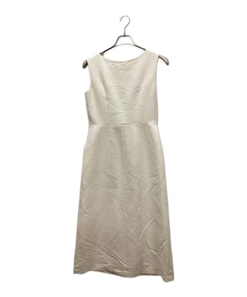 ANAYI（アナイ）ANAYI (アナイ) カラースラブツイードジャンパースカート ホワイト サイズ:38の古着・服飾アイテム