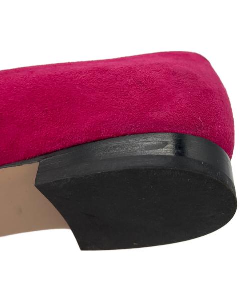 PELLICO（ペリーコ）PELLICO (ペリーコ) CUORE デュエ アネッリ スウェード パンプス ショッキングピンク サイズ:38の古着・服飾アイテム