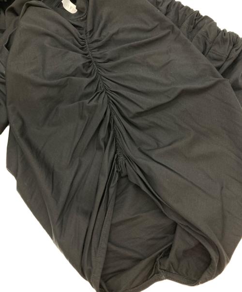 Col Pierrot（コルピエロ）Col Pierrot (コルピエロ) カットソーギャザーブラウス ブラック サイズ:FREEの古着・服飾アイテム