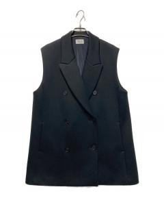 中古・古着通販】na.e (ナエ) Novel Tweed Vest ブラック サイズ