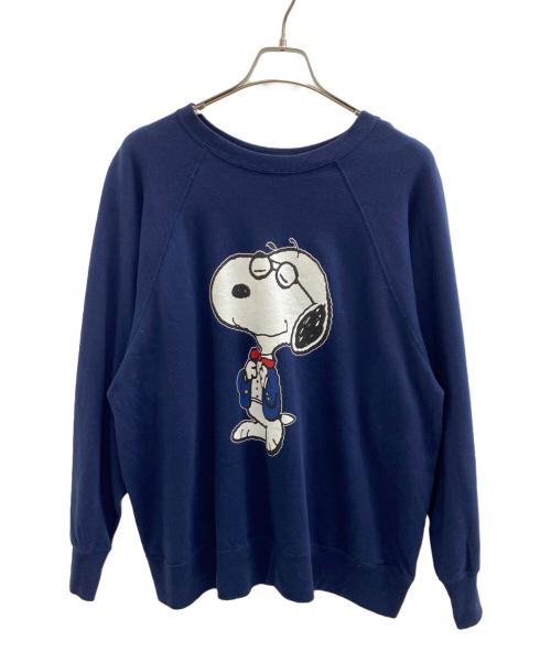 Rocky Mountain FeatherBed（ロッキーマウンテンフェザーベッド）Rocky Mountain FeatherBed (ロッキーマウンテンフェザーベッド) PEANUTS (ピーナッツ) スウェット ネイビー サイズ:XLの古着・服飾アイテム