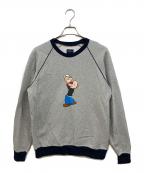 Noah×POPEYEノア×ポパイ）の古着「スウェット」｜グレー