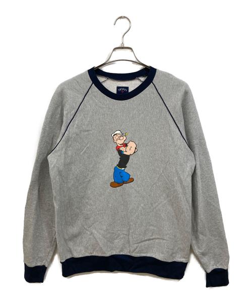 Noah（ノア）Noah (ノア) POPEYE (ポパイ) スウェット グレー サイズ:Mの古着・服飾アイテム