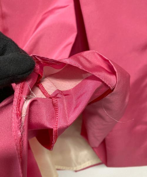 PRADA（プラダ）PRADA (プラダ) シルク混タックスカート ピンク サイズ:38の古着・服飾アイテム