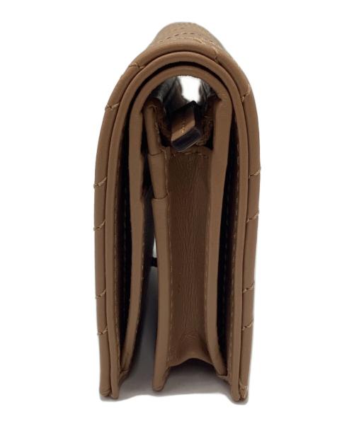 GUCCI（グッチ）GUCCI (グッチ) ダブルG キルティング カードケース ウォレット ベージュの古着・服飾アイテム