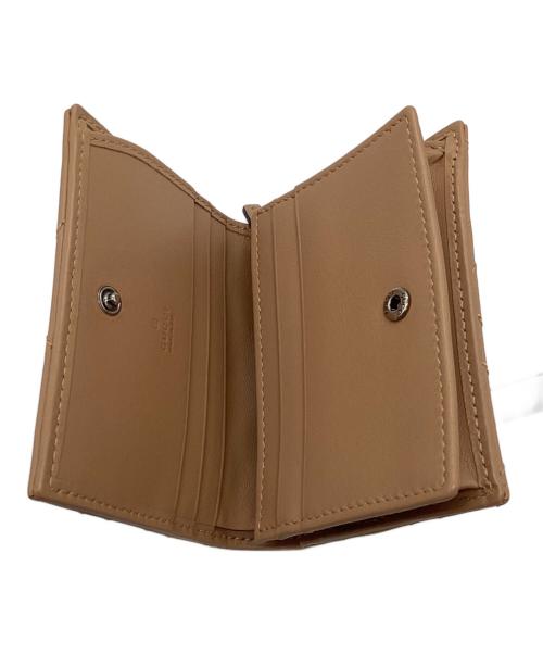 GUCCI（グッチ）GUCCI (グッチ) ダブルG キルティング カードケース ウォレット ベージュの古着・服飾アイテム