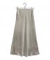 BALLSEY（ボールジィ）の古着「エラスティックサテン マーメイドロングスカート」｜ベージュ
