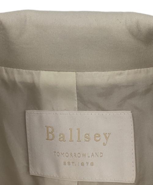 BALLSEY（ボールジィ）BALLSEY (ボールジィ) スキューバジャージー ショートコート ベージュ サイズ:34の古着・服飾アイテム
