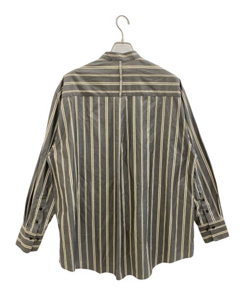 TODAYFUL（トゥデイフル）TODAYFUL (トゥデイフル) Stripe Over Shirts グレー サイズ:SIZE Freeの古着・服飾アイテム
