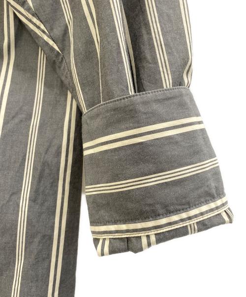 TODAYFUL（トゥデイフル）TODAYFUL (トゥデイフル) Stripe Over Shirts グレー サイズ:SIZE Freeの古着・服飾アイテム