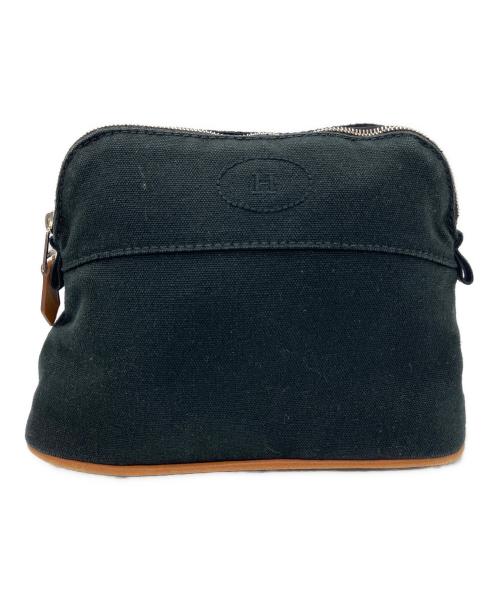 HERMES（エルメス）HERMES (エルメス) コスメポーチ ブラックの古着・服飾アイテム