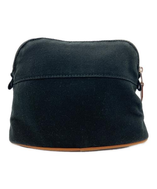 HERMES（エルメス）HERMES (エルメス) コスメポーチ ブラックの古着・服飾アイテム