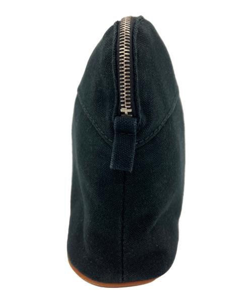 HERMES（エルメス）HERMES (エルメス) コスメポーチ ブラックの古着・服飾アイテム