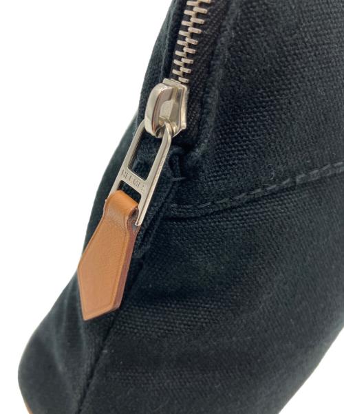 HERMES（エルメス）HERMES (エルメス) コスメポーチ ブラックの古着・服飾アイテム