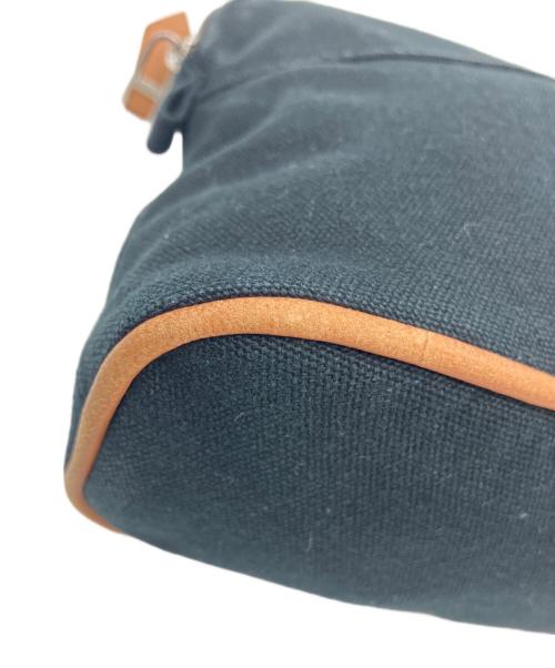HERMES（エルメス）HERMES (エルメス) コスメポーチ ブラックの古着・服飾アイテム
