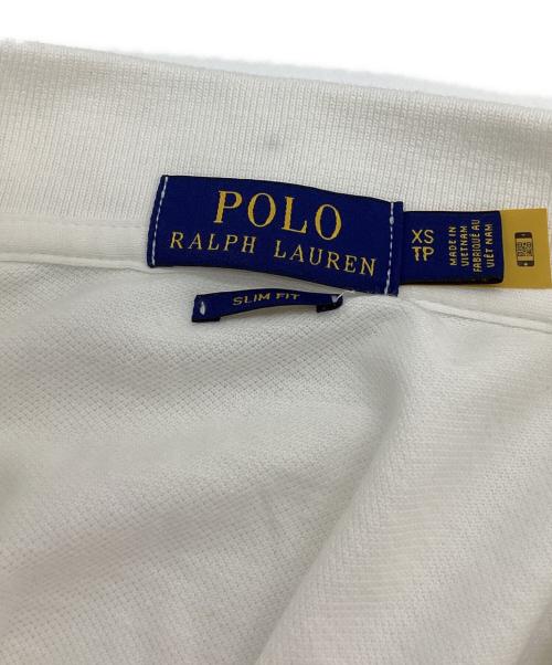 POLO RALPH LAUREN（ポロ・ラルフローレン）POLO RALPH LAUREN (ポロ・ラルフローレン) ポロベアポロシャツ ホワイト サイズ:XSの古着・服飾アイテム