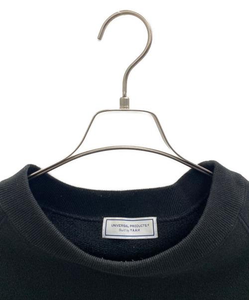 UNIVERSAL PRODUCTS.（ユニバーサルプロダクツ）UNIVERSAL PRODUCTS. (ユニバーサルプロダクツ) YAAH CREW SWEAT ブラック サイズ:1の古着・服飾アイテム