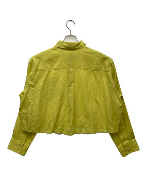 Spick and Span（スピックアンドスパン）Spick and Span (スピックアンドスパン) リネンミックスショートシャツ イエロー サイズ:Freeの古着・服飾アイテム