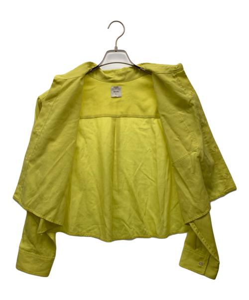 Spick and Span（スピックアンドスパン）Spick and Span (スピックアンドスパン) リネンミックスショートシャツ イエロー サイズ:Freeの古着・服飾アイテム