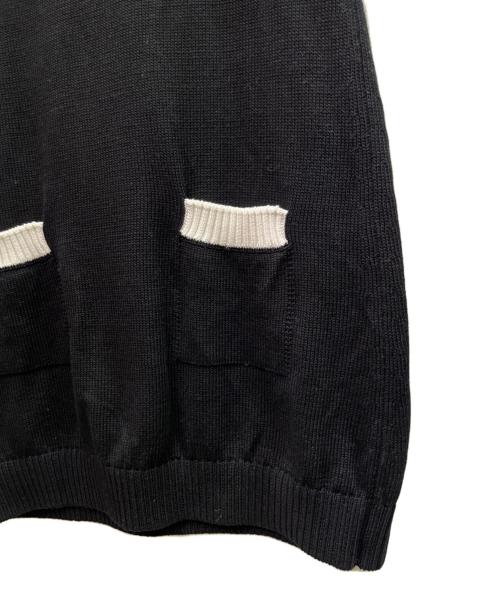PRADA（プラダ）PRADA (プラダ) コットン ミニドレス ブラック/ホワイト サイズ:38の古着・服飾アイテム