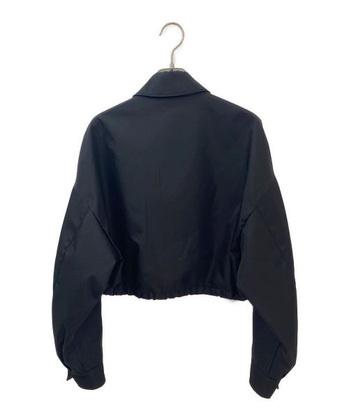 PRADA（プラダ）PRADA (プラダ) Re-Nylon クロップド ブルゾンジャケット ブラック サイズ:38の古着・服飾アイテム
