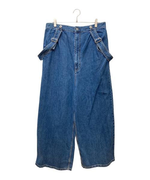 O0u（オー・ゼロ・ユー）O0u (オー・ゼロ・ユー) ECO DENIM OVERALL 0u070145AD インディゴ サイズ:3の古着・服飾アイテム
