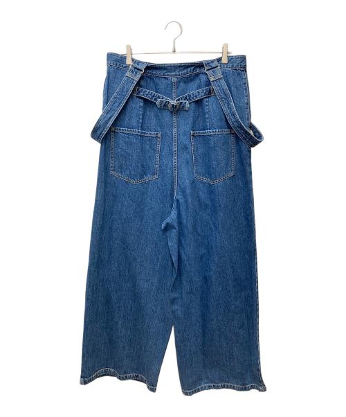 O0u（オー・ゼロ・ユー）O0u (オー・ゼロ・ユー) ECO DENIM OVERALL 0u070145AD インディゴ サイズ:3の古着・服飾アイテム