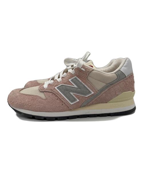 NEW BALANCE（ニューバランス）NEW BALANCE (ニューバランス) ピンク&オフホワイト Made in USA 996 スニーカー ピンク サイズ:27.5の古着・服飾アイテム