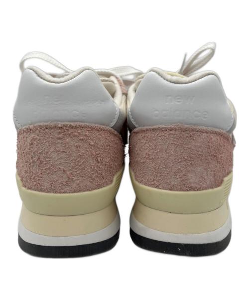 NEW BALANCE（ニューバランス）NEW BALANCE (ニューバランス) ピンク&オフホワイト Made in USA 996 スニーカー ピンク サイズ:27.5の古着・服飾アイテム