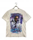 POP SMOKEポップ・スモーク）の古着「プリントTシャツ」｜ホワイト