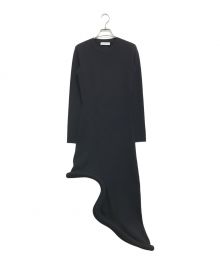 J.W.ANDERSON（ジェイダブリューアンダーソン）の古着「変形ニットワンピース」｜ブラック